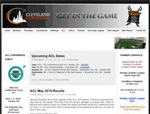 Tablet Screenshot of clevelandcornhole.com